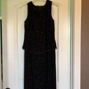 Black cocktail dress